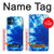 S1869 Tie Dye Bleu Etui Coque Housse pour iPhone 12 mini
