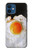 S2695 Oeuf frit Etui Coque Housse pour iPhone 12 mini