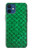 S2704 Vert poisson échelle motif graphique Etui Coque Housse pour iPhone 12 mini