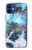 S2724 Dragon Blanc Piscine Haisu Lui Etui Coque Housse pour iPhone 12 mini