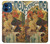 S2740 Alphonse Mucha De La Muse Bieres Etui Coque Housse pour iPhone 12 mini