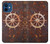 S2766 Roue de bateau Rusty Texture Etui Coque Housse pour iPhone 12 mini