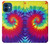 S2884 Tie Dye Swirl couleur Etui Coque Housse pour iPhone 12 mini