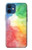 S2945 Aquarelle colorée Etui Coque Housse pour iPhone 12 mini