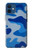 S2958 Armée Bleu Camo Camouflage Etui Coque Housse pour iPhone 12 mini