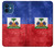 S3022 Haïti Drapeau Etui Coque Housse pour iPhone 12 mini