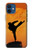 S3024 Kung Fu Karate Combattant Etui Coque Housse pour iPhone 12 mini