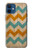 S3033 Bois Chevron Imprimé millésimé Graphic Etui Coque Housse pour iPhone 12 mini