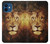S3182 Lion Etui Coque Housse pour iPhone 12 mini