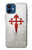 S3200 Ordre de Santiago Croix de Saint-Jacques Etui Coque Housse pour iPhone 12 mini