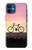 S3252 vélo Coucher de soleil Etui Coque Housse pour iPhone 12 mini