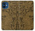 S3382 Art de la peinture thaïlandaise Naga Etui Coque Housse pour iPhone 12 mini