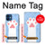 S3618 patte de chat Etui Coque Housse pour iPhone 12 mini