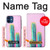 S3673 Cactus Etui Coque Housse pour iPhone 12 mini