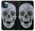 S1286 Crâne de diamant Etui Coque Housse pour iPhone 12 Pro Max