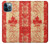 S1603 Drapeau du Canada Vieux Millésime Etui Coque Housse pour iPhone 12 Pro Max