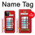 S2059 Angleterre britannique Cabine téléphonique Minimaliste Etui Coque Housse pour iPhone 12 Pro Max