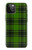 S2373 Motif vert Tartan Etui Coque Housse pour iPhone 12 Pro Max