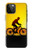 S2385 Vélo Vélo Coucher de soleil Etui Coque Housse pour iPhone 12 Pro Max