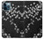 S2544 Kimono japonais style Noir motif fleur Etui Coque Housse pour iPhone 12 Pro Max