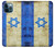 S2614 Israël Vieux Drapeau Etui Coque Housse pour iPhone 12 Pro Max