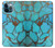 S2685 Aqua Turquoise imprimé graphique Gemme Etui Coque Housse pour iPhone 12 Pro Max