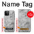 S2845 Texture en marbre gris Etui Coque Housse pour iPhone 12 Pro Max