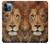S2870 Lion Roi des Bêtes Etui Coque Housse pour iPhone 12 Pro Max