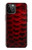 S2879 Rouge Arowana écailles de poisson Etui Coque Housse pour iPhone 12 Pro Max