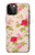 S3037 Jolie Flora Rose Cottage Etui Coque Housse pour iPhone 12 Pro Max