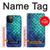 S3047 Vert Sirène écailles de poisson Etui Coque Housse pour iPhone 12 Pro Max
