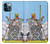 S3068 Carte de tarot Reine des épées Etui Coque Housse pour iPhone 12 Pro Max