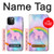 S3070 Arc en ciel pastel ciel Licorne Etui Coque Housse pour iPhone 12 Pro Max