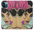 S3171 Filles Pop Art Etui Coque Housse pour iPhone 12 Pro Max