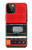S3204 Rouge Cassette Recorder graphique Etui Coque Housse pour iPhone 12 Pro Max