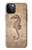S3214 Hippocampe squelette Fossile Etui Coque Housse pour iPhone 12 Pro Max