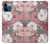 S3716 Motif floral rose Etui Coque Housse pour iPhone 12 Pro Max
