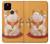 S1217 Maneki Neko Lucky Cat Etui Coque Housse pour Google Pixel 5