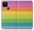 S2363 Arc en ciel Motif Etui Coque Housse pour Google Pixel 5