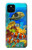 S2568 Mer Poissons marins Coraux Sous-marine Océan Etui Coque Housse pour Google Pixel 5