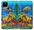 S2568 Mer Poissons marins Coraux Sous-marine Océan Etui Coque Housse pour Google Pixel 5
