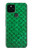 S2704 Vert poisson échelle motif graphique Etui Coque Housse pour Google Pixel 5