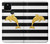 S2882 Noir et blanc rayé Dauphin d'or Etui Coque Housse pour Google Pixel 5