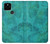 S3147 Aqua Marbre Pierre Etui Coque Housse pour Google Pixel 5