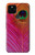 S3201 Rose Paon Plume Etui Coque Housse pour Google Pixel 5