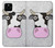 S3257 Vache Dessin animé Etui Coque Housse pour Google Pixel 5