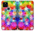S3292 Coloré Disco étoile Etui Coque Housse pour Google Pixel 5