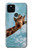 S3680 Girafe de sourire mignon Etui Coque Housse pour Google Pixel 5