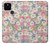 S3688 Motif d'art floral floral Etui Coque Housse pour Google Pixel 5