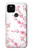 S3707 Fleur de cerisier rose fleur de printemps Etui Coque Housse pour Google Pixel 5